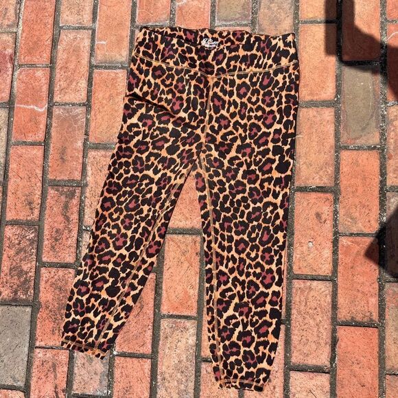 J Crew 7/8 High Rise Leopard Leggings - Picture 3 of 3